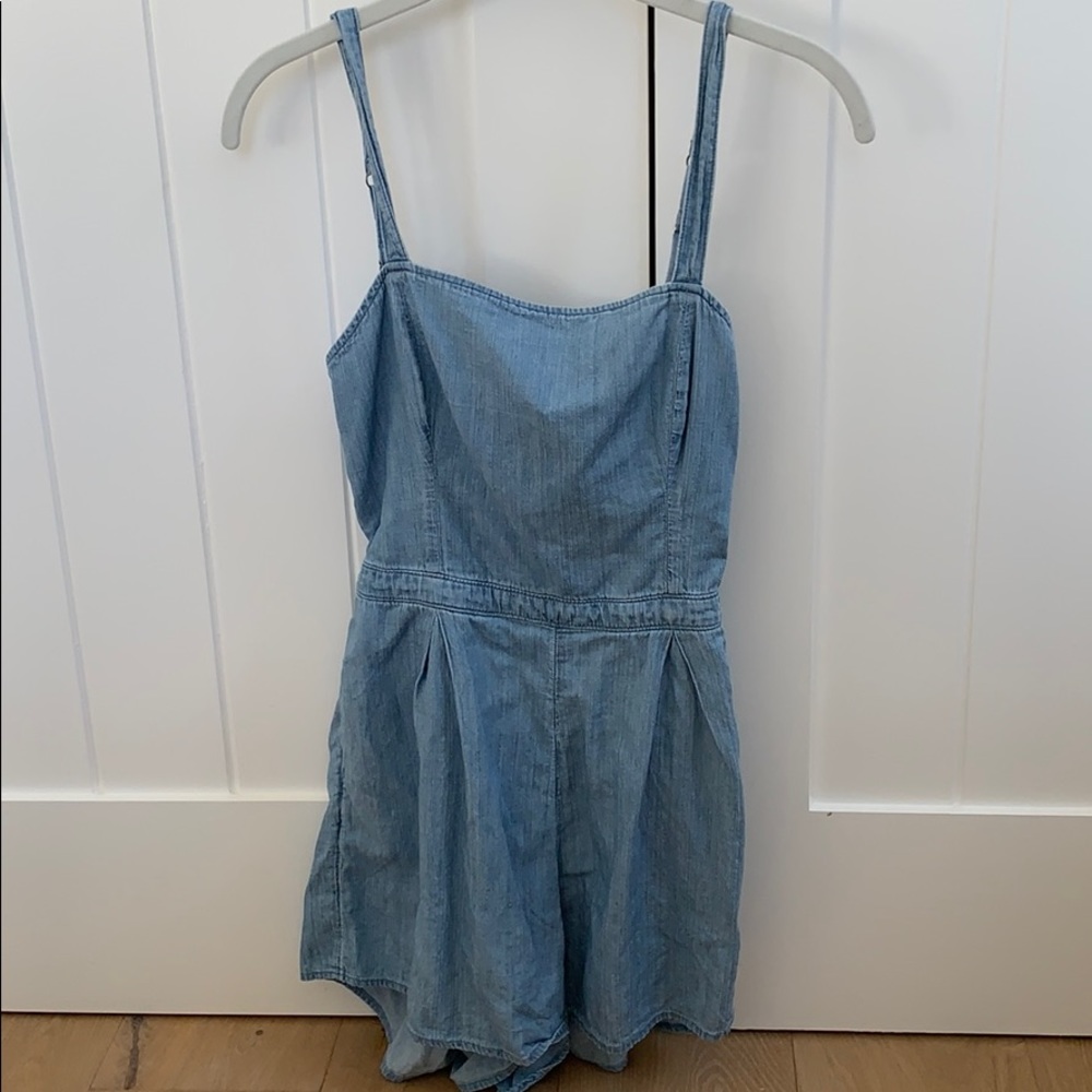 Blue Hollister Romper